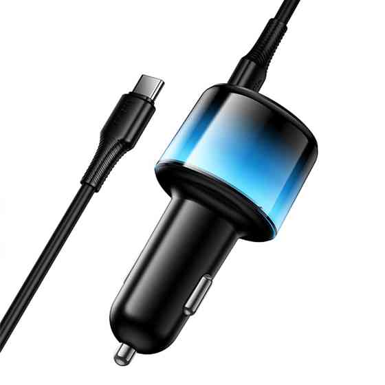 АЗУ Hoco Z69A Vivido PD37W+QC3.0 (1USB-A/2C) + кабель Type-C to Type-C Херсон