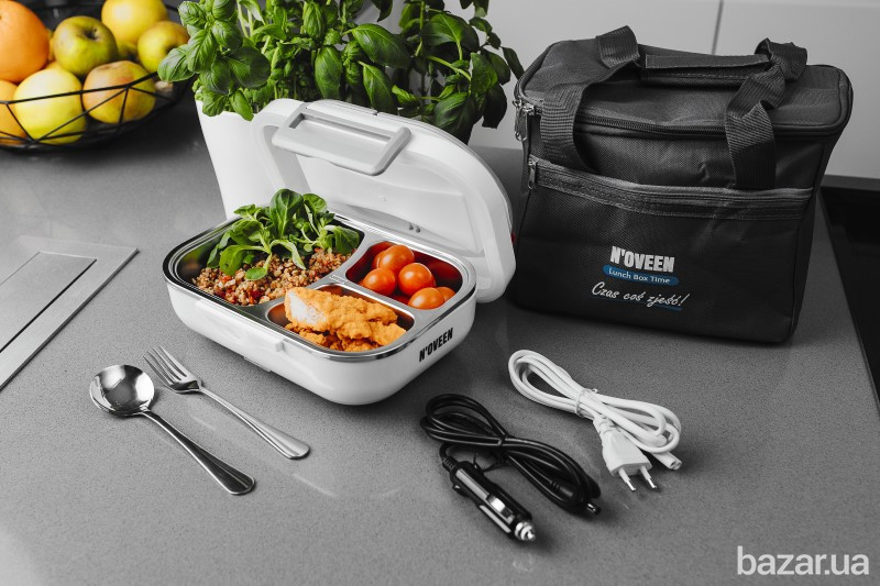 Ланч-бокс с подогревом от 230V и 12V с термосумкой Noveen LB510 Одесса - изображение 5
