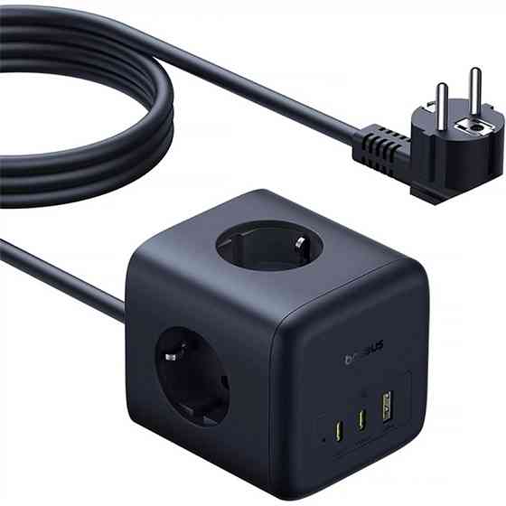 Удлинитель Baseus EnerFill FA11 PD67W+QC3.0 (1USB-A/2C/2Socket) (1.5m) (EFMF67) Херсон