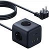 Удлинитель Baseus EnerFill FA11 PD67W+QC3.0 (1USB-A/2C/2Socket) (1.5m) (EFMF67) Херсон
