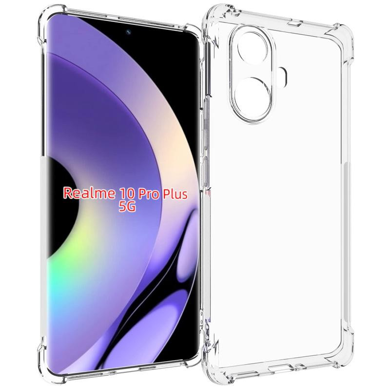 TPU чехол GETMAN Ease logo усиленные углы Full Camera для Realme 10 Pro+ Херсон - изображение 6