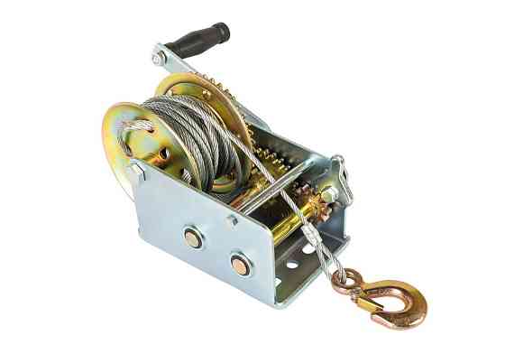 Лебедка барабанная MASTERTOOL 907 кг трос 10 м 86-8190 Харків