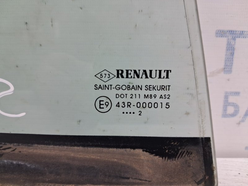 Стекло двери задней правой (форточка) Renault Megane 3 1.5 DIESEL K9K 2008 (б/у) Киев - изображение 2