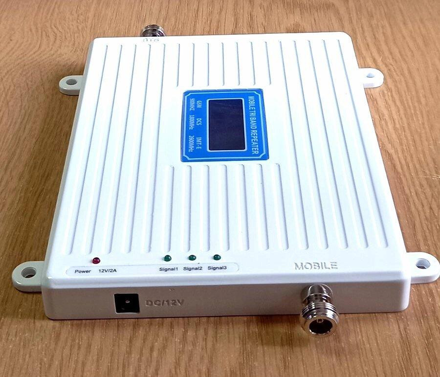 Усилитель сигнала мобильной связи трехдиапазонный KD-2065 900/1800/2600 МГц, 500-600 кв. м. Днепр - изображение 7