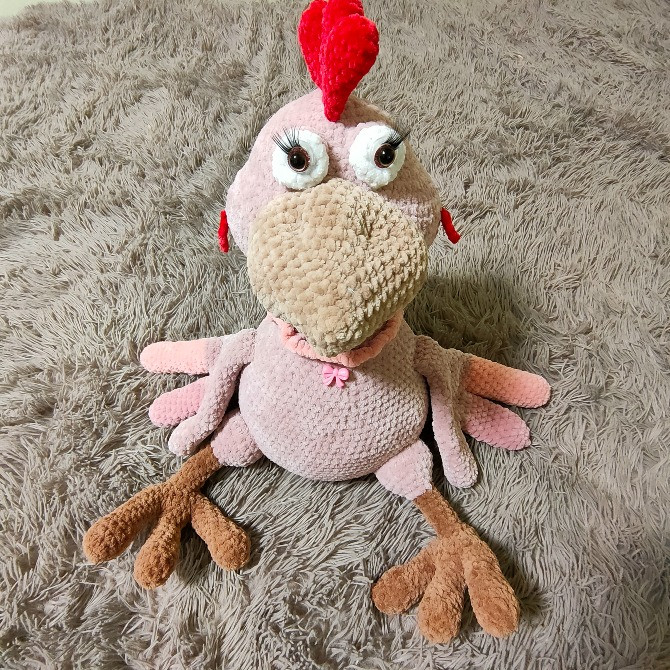 Іграшка м'яка в'язана пташка Курчатко жовте ручна робота подарунок Handmade Нововолинськ - зображення 5