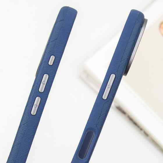 Кожаный чехол Carved with MagSafe для Apple iPhone 16 (6.1") Херсон