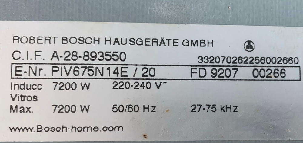 Індукційна поверхня Bosch плита врізна 58х52см Бережани - зображення 2