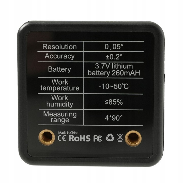 Цифровой угломер (инклинометр) на магнитном основании MINI (4х90°) PROTESTER 5347 Харьков - изображение 6