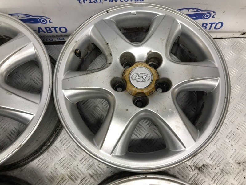 Диски титан комплект R16 Hyundai Tucson JM 2.0 DIESEL D4EA 2004 (б/у) Киев - изображение 3