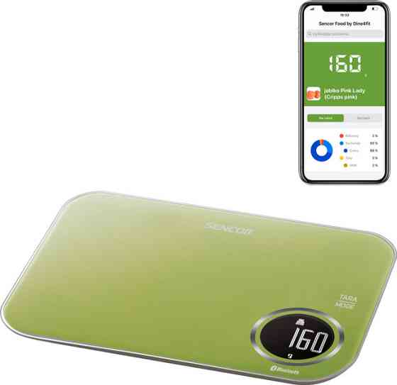 Весы кухонные Sencor SKS7070GG 5 кг салатовые Киев