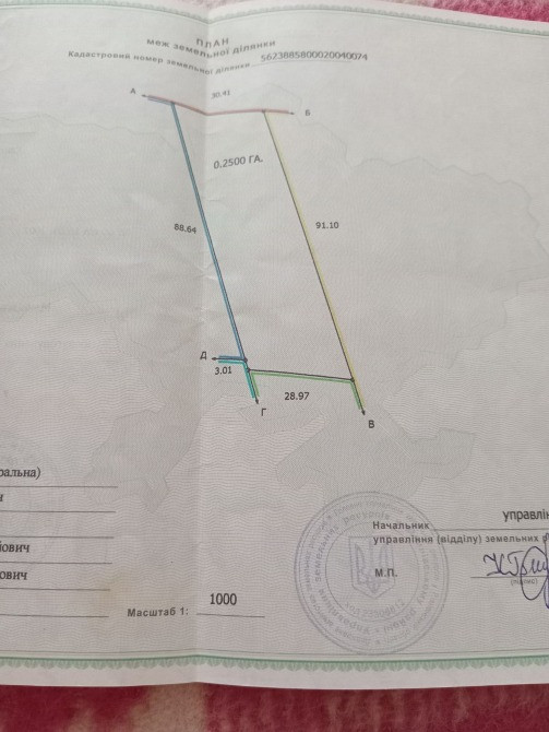 продаж приватизованої земельної ділянки Млинов - изображение 3