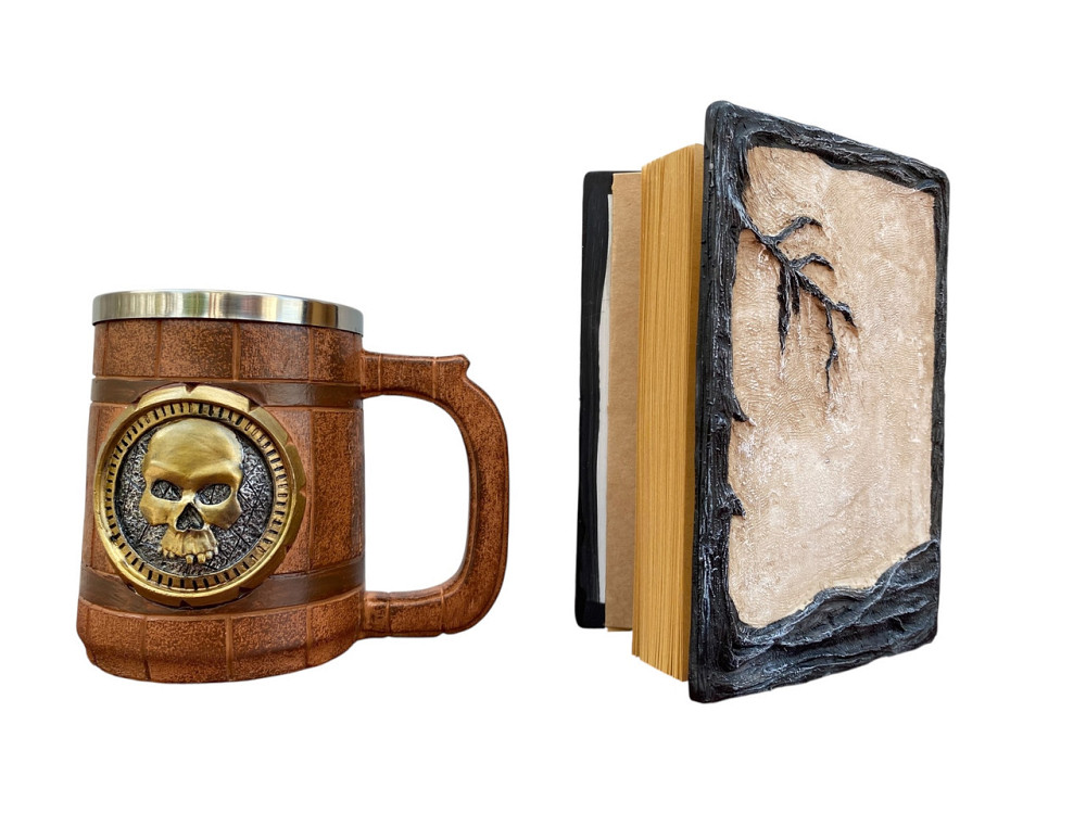 Подарочный набор Кружка 3 Череп и Блокнот 3 «Тень Ворона» Киев - изображение 4