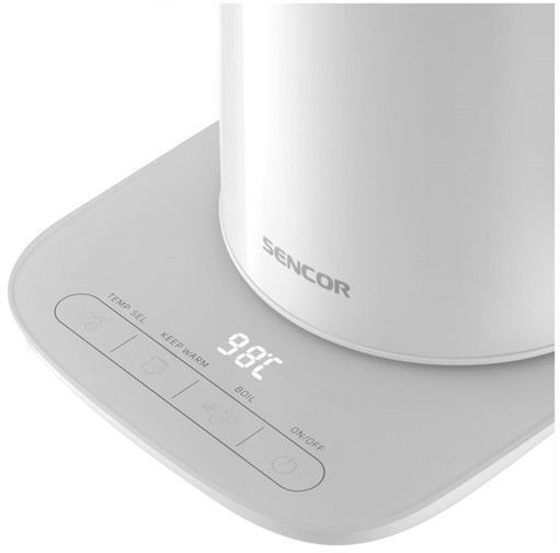 Электрочайник Sencor SWK 1591WH 1.5 л белый Київ - зображення 7