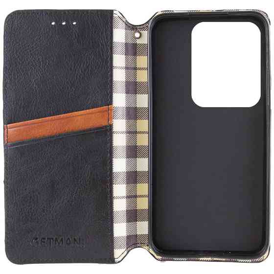 Кожаный чехол-книжка GETMAN Cubic (PU) для Xiaomi Poco X6 / Note 13 Pro 5G Херсон