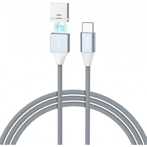 Кабель Hoco U40B USB magnetic to Micro Gray (Код товару:13241) Харьков - изображение 2