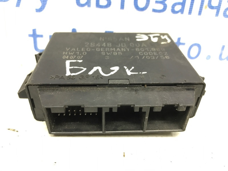 Блок управления парктрониками Nissan Qashqai J10 2.0 БЕНЗИН MR20DE 2006 (б/у) Київ - зображення 2