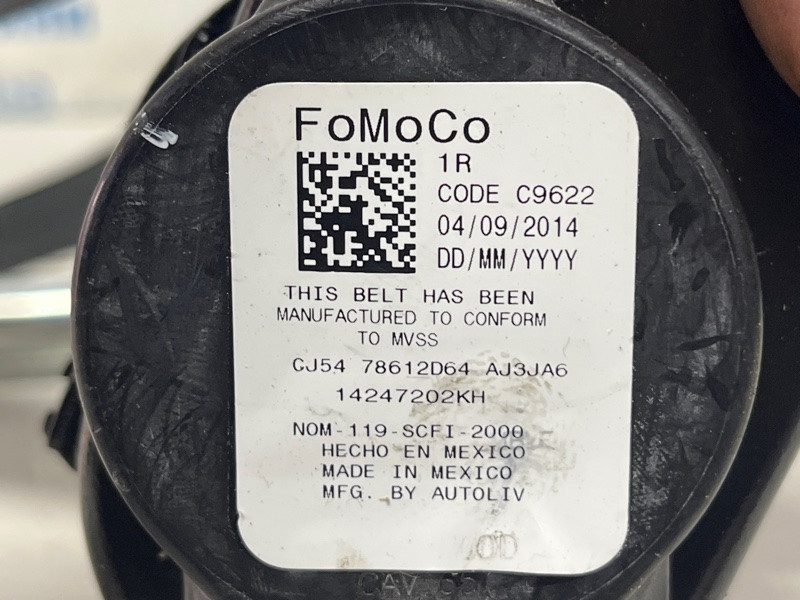 Ремень безопасности передний правый Ford Escape 3 2.0 БЕНЗИН ENR90 2012 (б/у) Київ - зображення 6