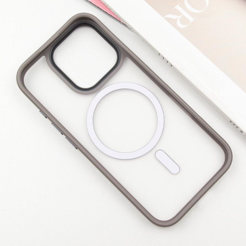 TPU+PC чехол Metal Buttons with Magnetic Fit для Apple iPhone 16 Pro Max (6.9") Херсон - зображення 3