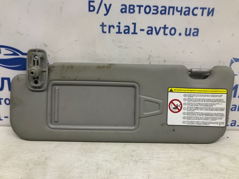 Козырек солнцезащитный левый Kia Sportage SL 1.7 DIESEL D4FD 2010 (б/у) Киев - изображение 1