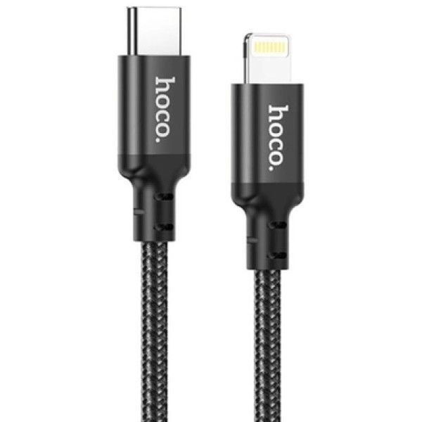 Кабель Hoco X14 Double PD Type-C to Lightning 2m Black Харків - зображення 3