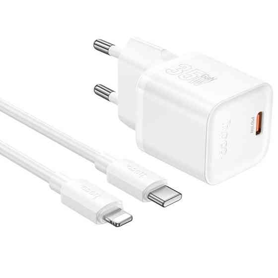 СЗУ Hoco N66 Ingenious PD35W (1USB-C) + кабель Type-C to Lightning Херсон