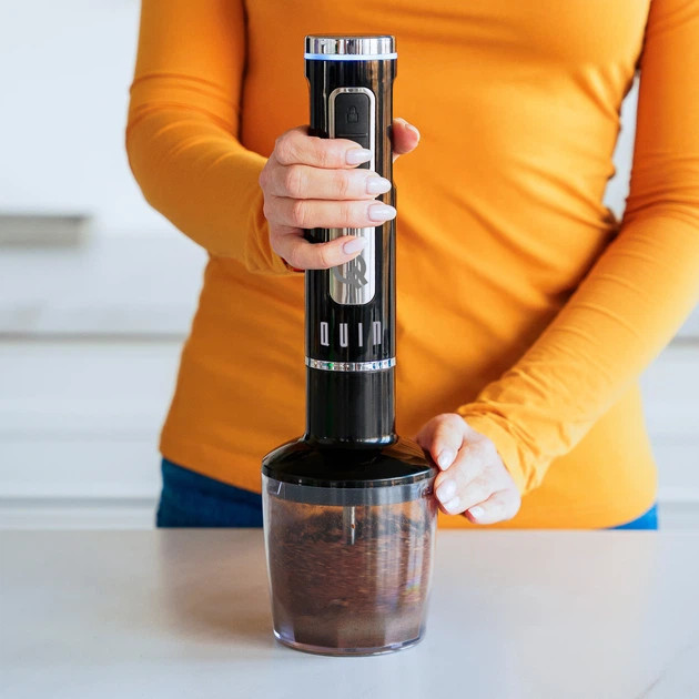 Блендер погружной аккумуляторный QUIN RHB-108SD-1 черный Киев - изображение 2