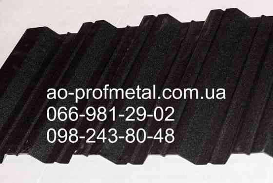 Профлист на забор черного цвета 9005 мат. Київ