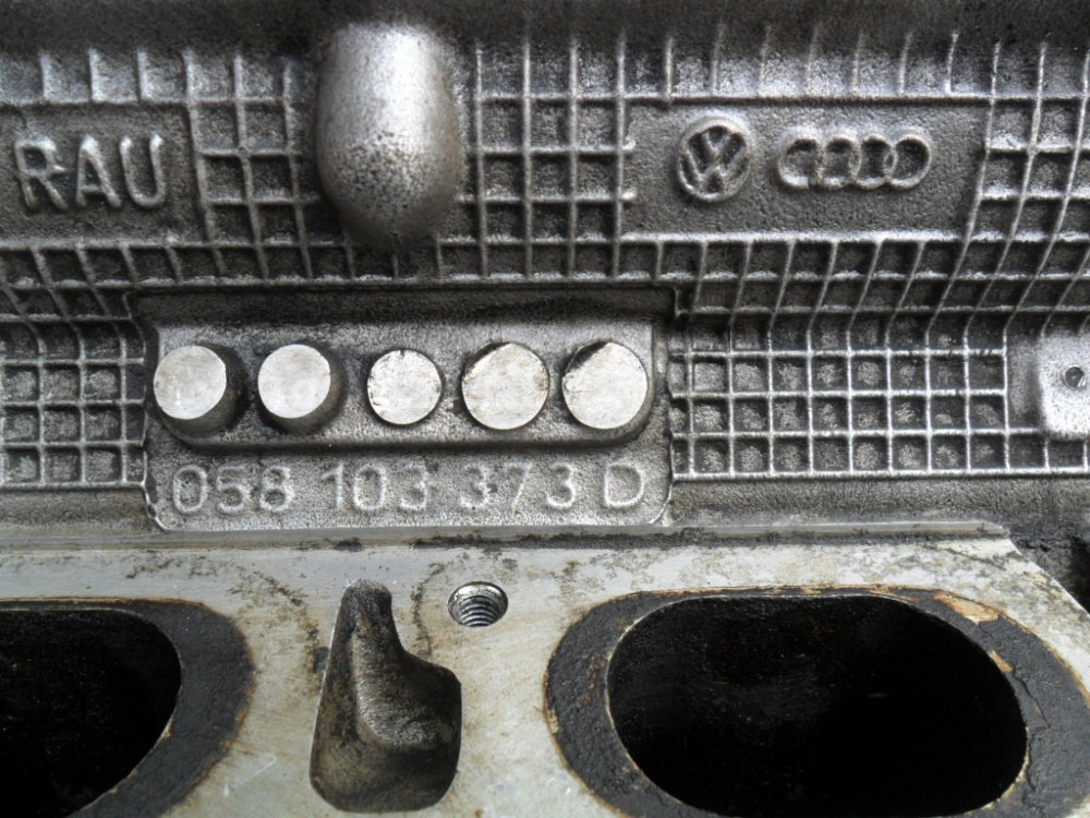 VAG 058103373D, Головка блока VW, Audi, Skoda 1.8 20V, оригінал APU Винница - изображение 3