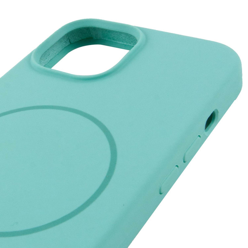 Чехол Silicone Case Full Protective (AA) NO LOGO with MagSafe для Apple iPhone 15 (6.1") Херсон - изображение 4