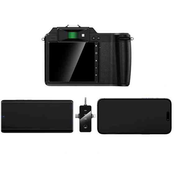 Петличный беспроводной микрофон Hoco L20B Fair 3in1 (Lightning/Type-C/3.5) Херсон