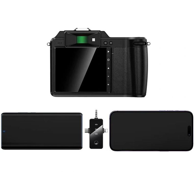 Петличный беспроводной микрофон Hoco L20B Fair 3in1 (Lightning/Type-C/3.5) Херсон - зображення 3