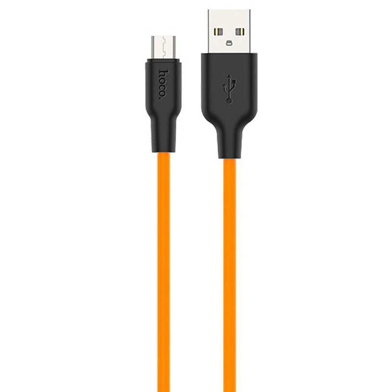 Дата кабель Hoco X21 Plus Silicone MicroUSB Cable (1m) Херсон - зображення 1