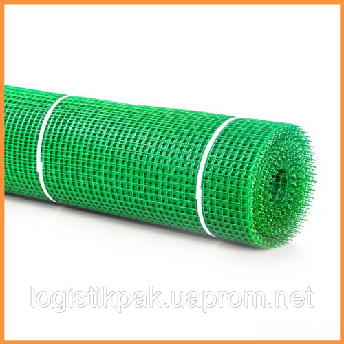 Сетка 30*30 пластмассовая 1.5х20 м (зеленая) квадрат Харьков - изображение 1