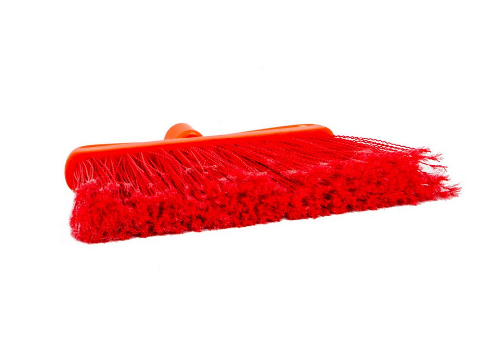 Метла уличная плоская MASTERTOOL VIVA пластиковая колодка, с распушенной щетиной, 230 x 30 x 125 мм, Харків - зображення 6