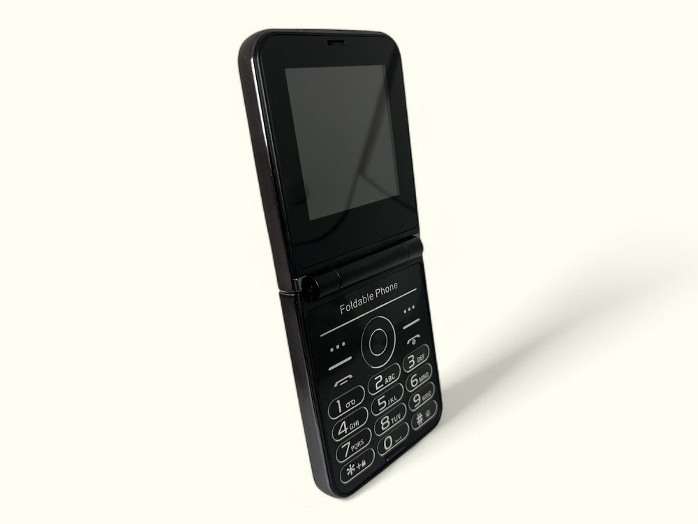 Кнопочный мобильный телефон раскладушка 15 на 4 сим карты (код 00087) Київ - зображення 7