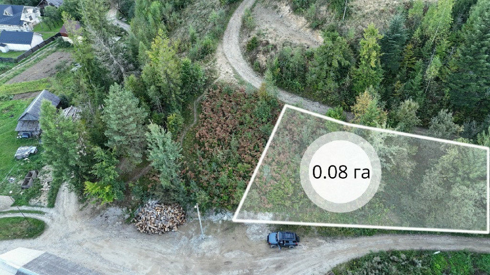 Земельна ділянка в Микуличині 0.08 га. Яремче - зображення 1