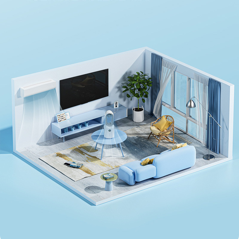 Настольный вентилятор F8 3in1 с Bluetooth-динамиком и ночником 4000mAh Херсон - зображення 8