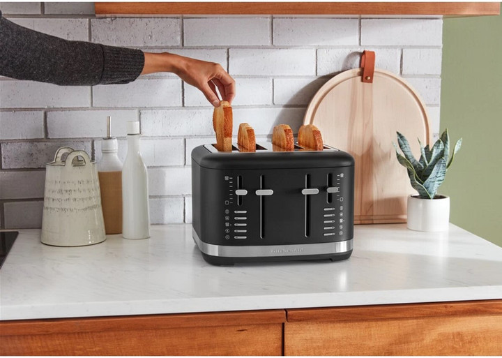 Тостер KitchenAid 5KMT4109EBM 1640 Вт черный Киев - изображение 4