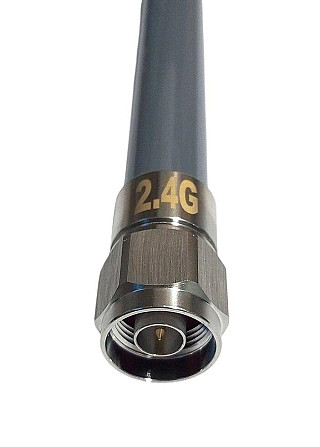 Антенна 1990-2820MHz 5dBi, до 50W, N-male, 250х16 мм, всенаправленная, водонепроницаемая Дніпро - зображення 5