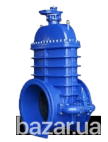 Задвижка с обрезиненным клином и байпасом Fig. Z101-   DN700 Київ - зображення 1