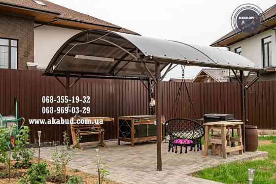 Навесы для авто и современные гаражи под ключ в Кривом Роге Кривий Ріг