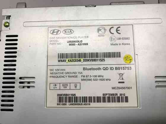 Магнитофон Kia Ceed 2012-2018 96560A2010WK (Арт. 44444) Киев