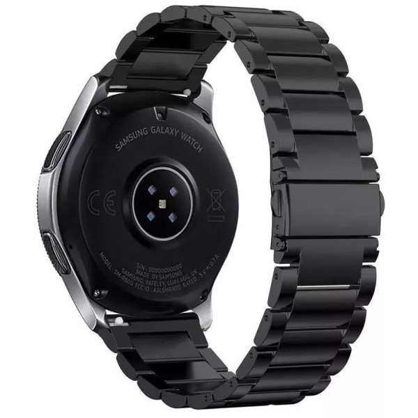 DM Ремінець Rolex 3 Bead 20 mm Універсальний Black Харків - зображення 2