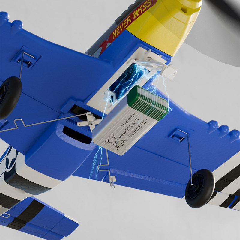 Самолет на радиоуправлении SCHE W551 Four-channel Stunt Fighter Херсон - зображення 4