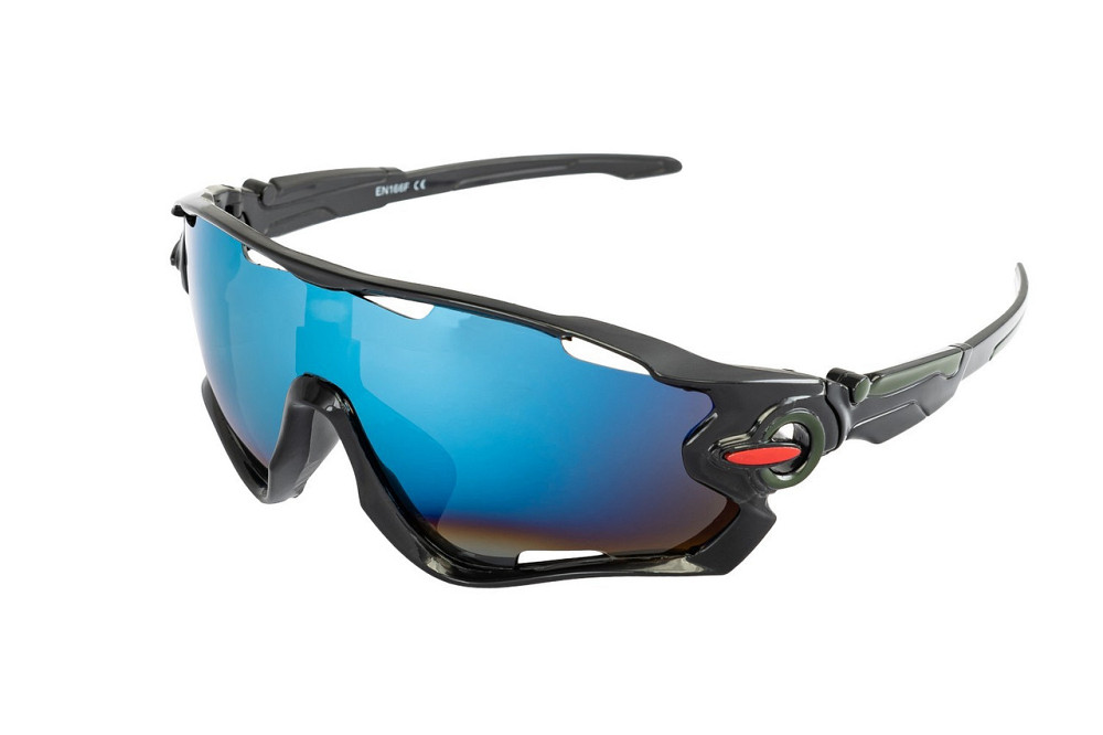 Очки открытые MASTERTOOL SPORTLINE BLUE MIRROR панорамная линза защита от царапин ANTI-SCRATCH 82-00 Харьков - изображение 1