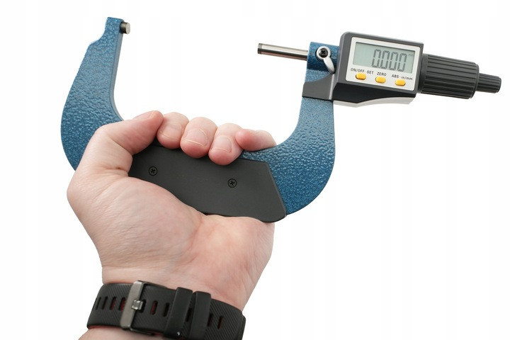 Микрометр 75-100 мм цифровой PROTESTER 5202-100 Харків - зображення 11