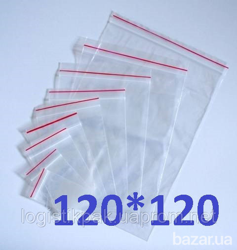 Пакет Зиплок 120x120 Харків - зображення 1