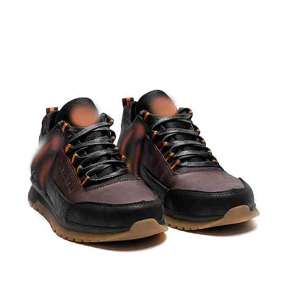 Мужские кожаные кроссовки Performance footwear Chocolate Київ
