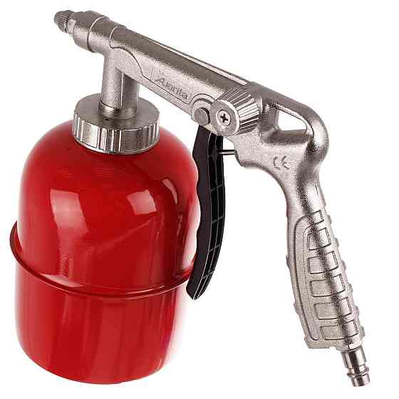 Пневмопистолет для нанесения антигравийных и антикоррозионных покрытий с бачком 800мл и гибкой насад Харків