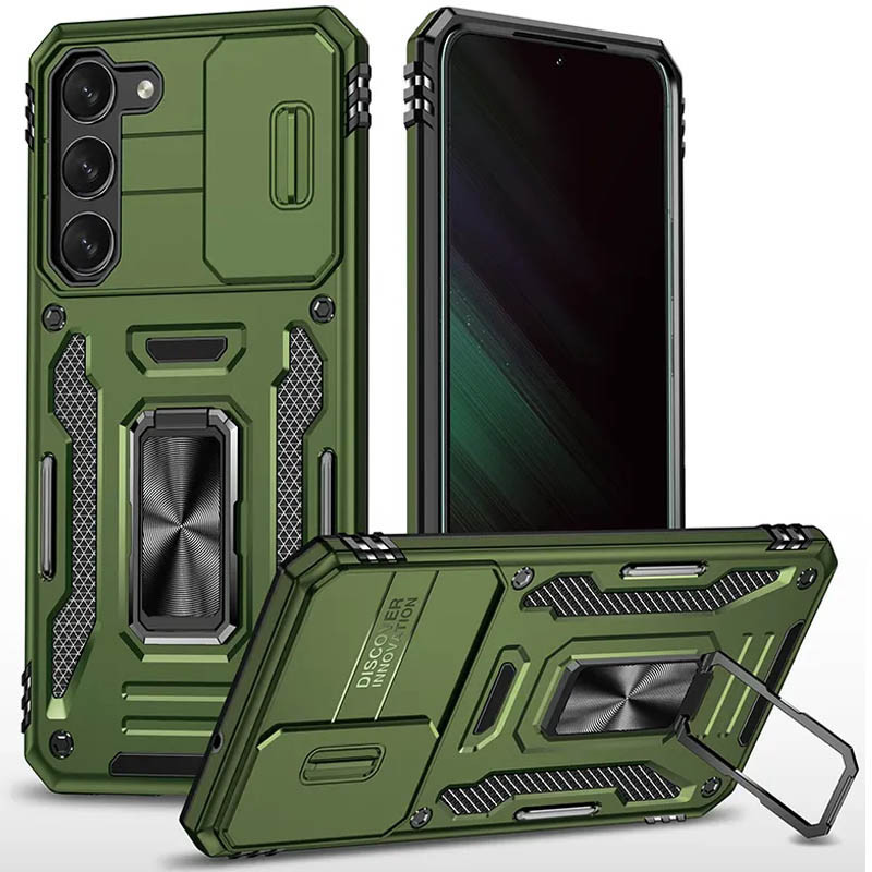 Ударопрочный чехол Camshield Army Ring для Samsung Galaxy S21 Херсон - зображення 6